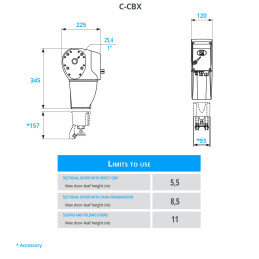 CAME C-BX motor for garage door